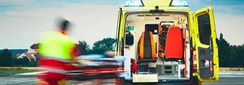 ambulance brancard man