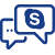 skype gesprek