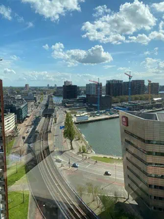Uitzicht kantoor UWV