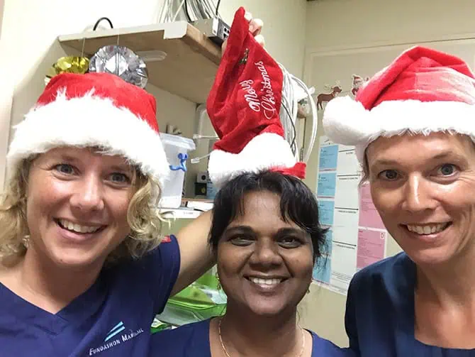 collega's Tjitske kerstmutsen
